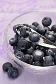 Sugared blueberries