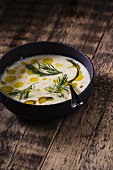 Selleriesuppe mit Dill
