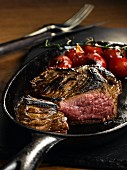 Bavette Steak 8 oz, Medium rare