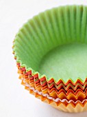 Colorful cupcake liners.