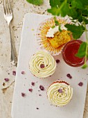 Lemon and polenta cupcakes