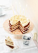 Rhabarber-Gewürz-Torte zum Geburtstag