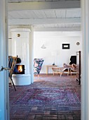 Interior of a house, Skane, Sweden.