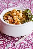 Vegetable curry Soup with Cauliflower