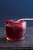Spicy Cranberry Pepper Jelly in a Jar