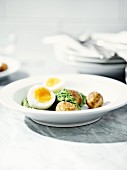 Frankfurt 'Green Sauce' with potatoes and egg