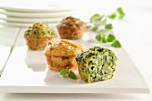 Broccoli and herb muffins