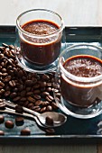 Coffee chocolate mousse