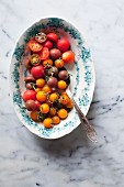 Colorful cocktail tomatoes