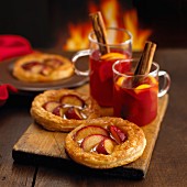 Plum tarts and mulled wine