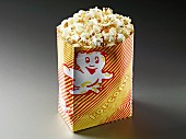 Popcorn in a paper bag