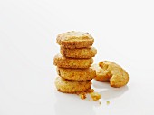 Savoury biscuits, stacked (Sweden)