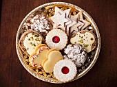 Plate of biscuits