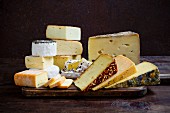 Various types of cheese from Germany