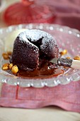 Baked chocolate puddings