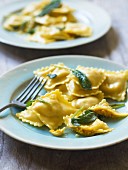 Ravioli with sage