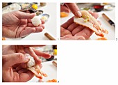 Nigiri-Sushi mit Lachs zubereiten