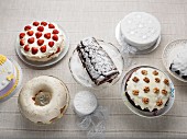 Assorted gluten-free cakes