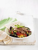 Mexican beef salad