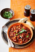 Beef stew with basil (Provence, France)