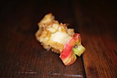 An old apple core