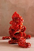 A stack of dried tomatoes