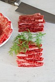 Wagyu with dill