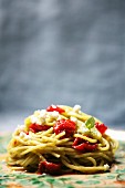 Pasta con ricotta e mentuccia (pasta with ricotta and mint)