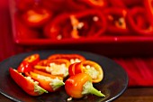 Sliced mini peppers
