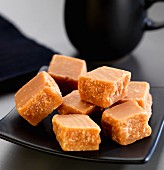 A plate of fudge