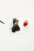 Passen gut zusammen: Vanille und Erdbeere