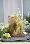 Pickled Romanesco broccoli