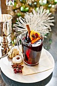 Red wine punch and Christmas biscuits