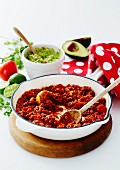 Chili Con Carne und Guacamole (Mexiko)