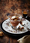 Chocolate orange mousse and espresso