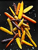Oven-baked carrots