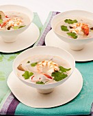 Prawn soup with coriander (Thailand)