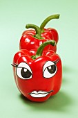 A pepper with a face