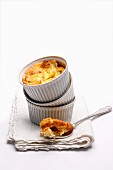 Potato soufflé in a ramekin