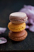 Three different macaroons