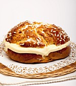 A Tropezienne cake (France)
