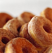 Viele Doughnuts (Nahaufnahme)