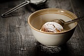 Semlor (Swedish cakes) served in a bowl