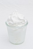A jar of frozen yogurt