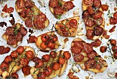 Bruschetta with roasted tomatoes