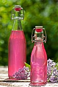 Lilac flower syrup