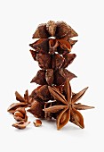 A stack of star anise