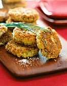 Fried risotto cakes