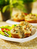 Spicy herb and ricotta muffins