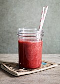 A beetroot smoothie